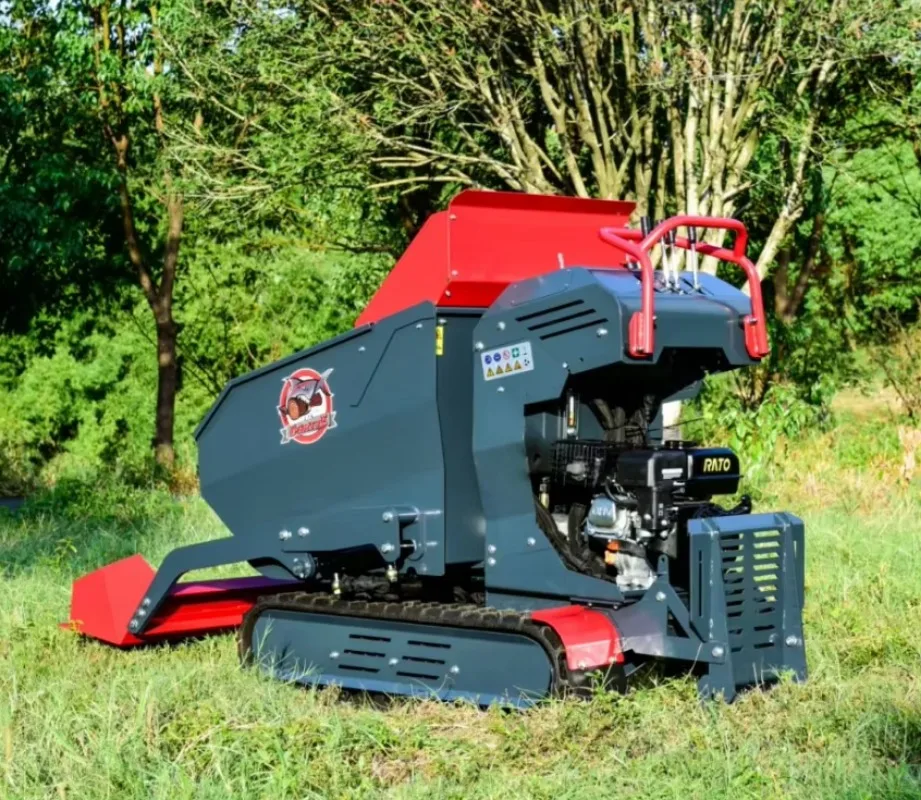 K-MAX   New Upgraded Full Hydraulic Tracked Skid Steer Mini Loader 500kg Max Load Mini Dumper for Forestry Garden