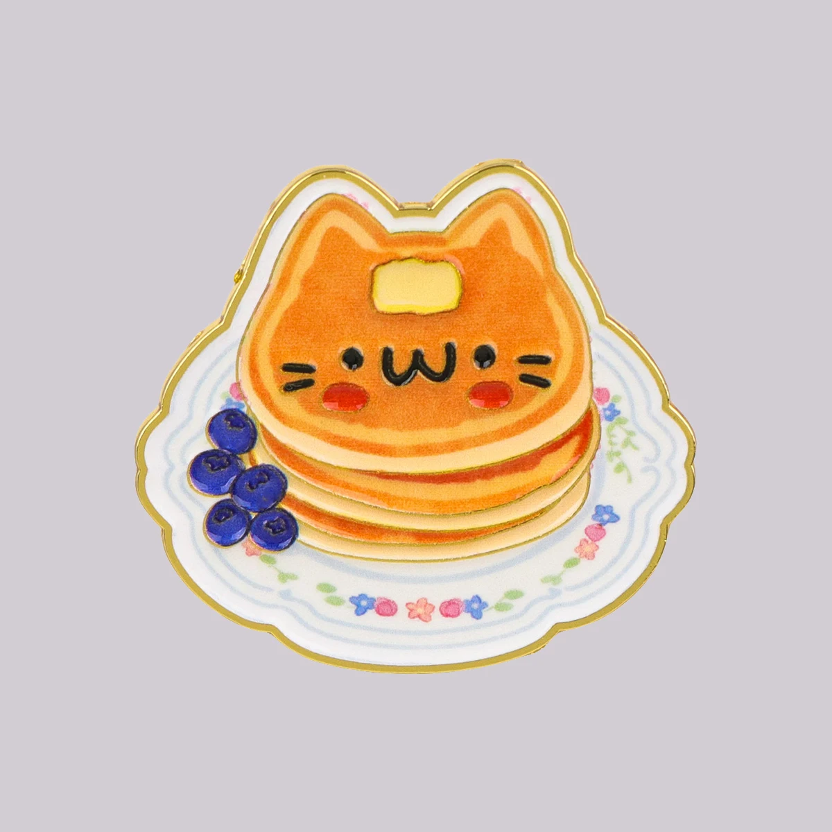 Cute Cat Enamel Pin Cake Brooch Pines Lapel Pins Badge on Backpack Clothing Accessories Fashion Jewelry Food Lover Gifts