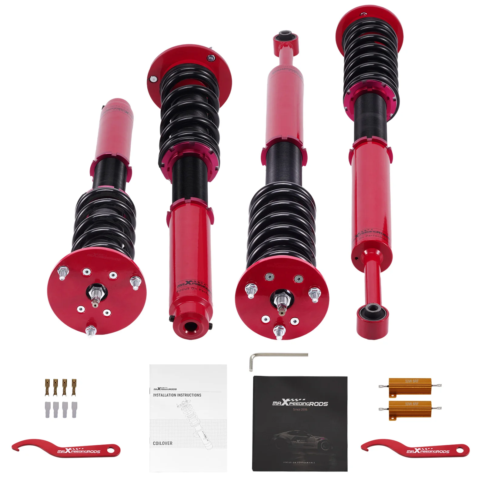 

Maxpeedingrods 24 Way Damper Coilovers Struts for Mercede-Benz S-Class W220 S430 S500 2000-2006