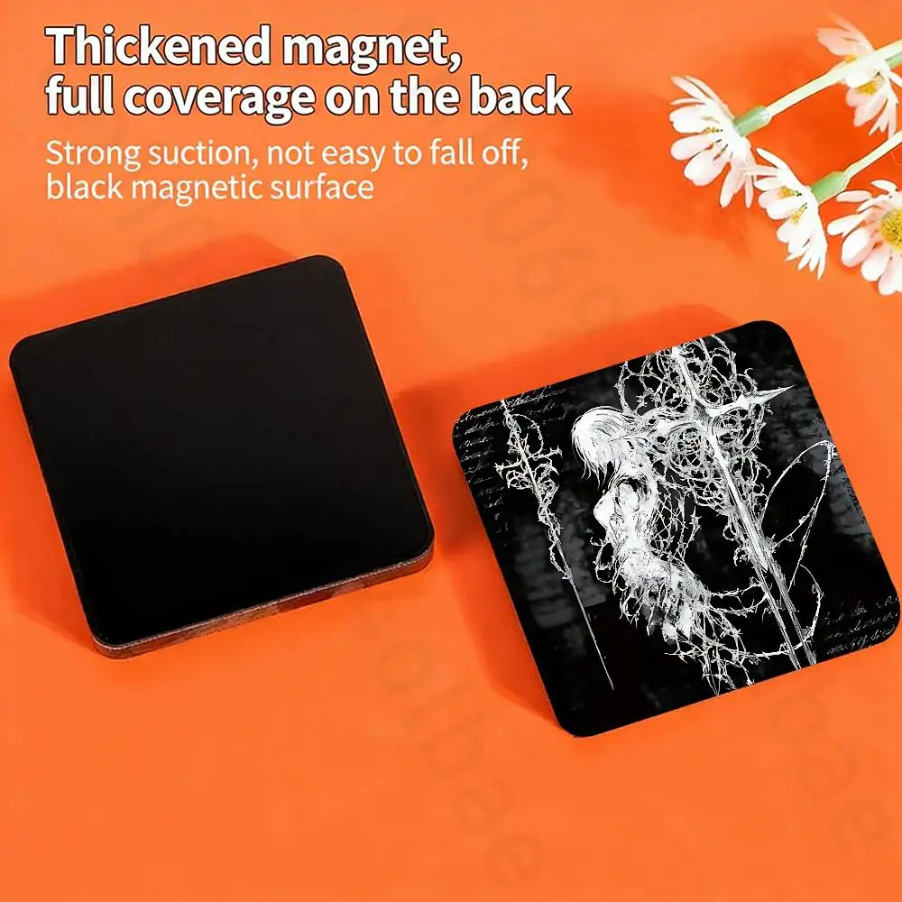 Gothic Coquette Cyber Sigilism  Fridge Magnets Round Magnetic Refrigerator Decoration Memorial Gifts Wedding Favors
