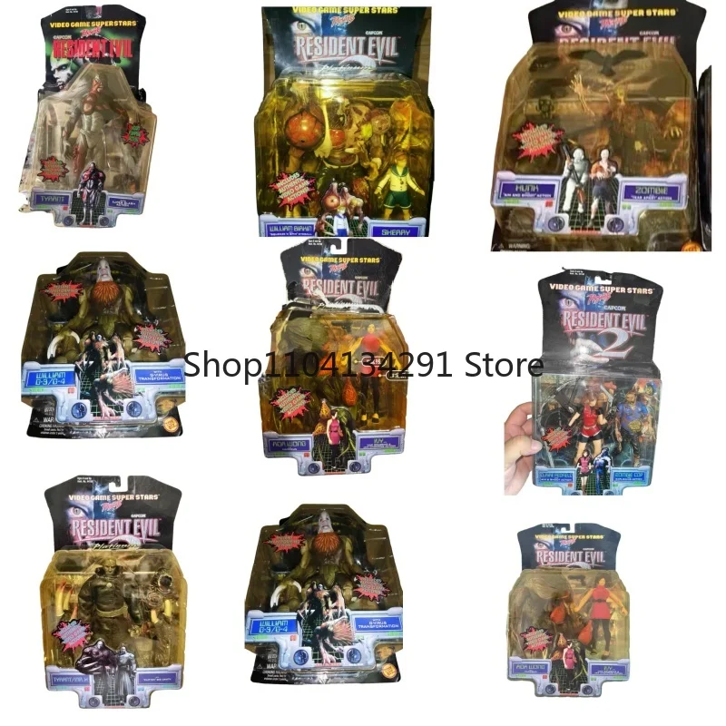 

Original Toybiz Resident Evil Leon Claire Tyrant Chris Hank William Tyrant Action Figure Doll Toy for Boys Children's Gift
