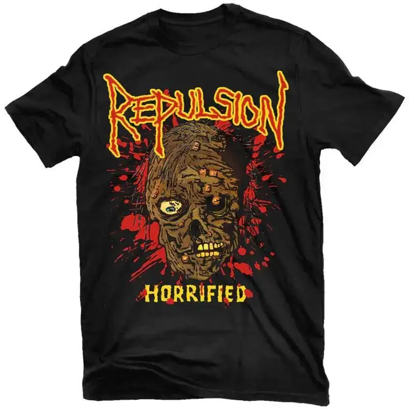 Repulsion Horrified T shirt double sided