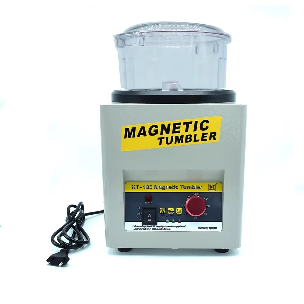 Magnetic Tumbling Jewelry Cleaners Grinding Polishing Machine Magnetic Tumbler Jewelry Polisher Polishing Machine