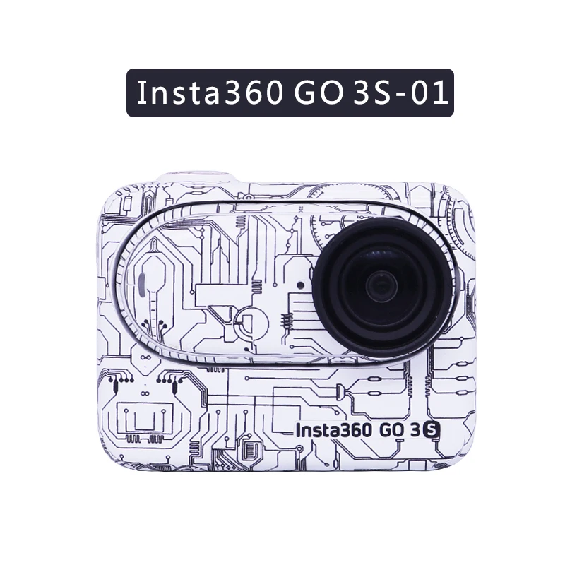 For Insta360 Go3S PVC Stickers Protective Film Fill Cover Scratch-proof Decal Removable Skin for Insta360 Go 3s Action Camera