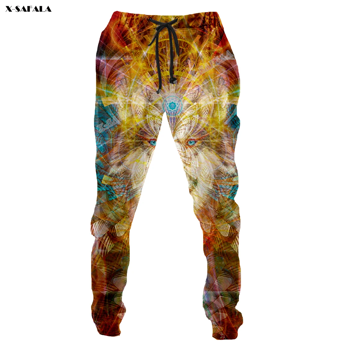 

Wolf Animal Totem Art 3D Printed Trousers Men Sweatpants Casual Long Jogger Loose Sports Pants Samurai Harajuku