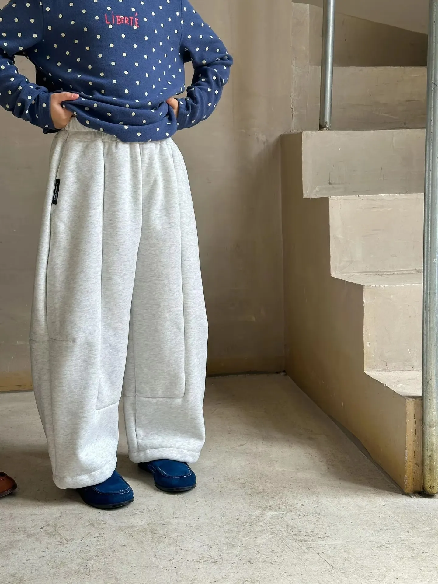2025 Winter New Korean Version Boys' Design Versatile and Comfortable Pants Children's Plush Casual Sweatpants 4