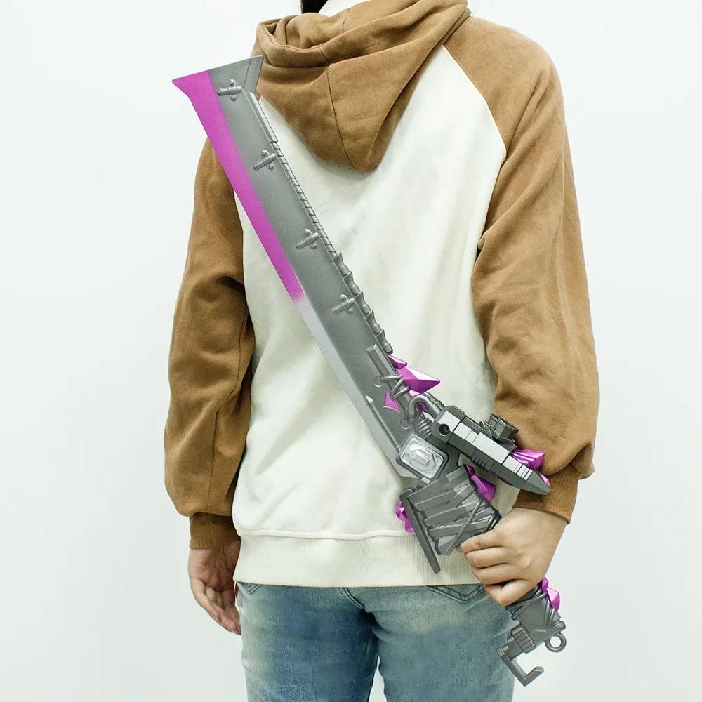 80 cm/31,4 pollici Periferiche di gioco PU Spade Giocattolo Armi Samurai Modello Anime Fiamma Coltello Ragazzo Regali Festa di Natale Accessori Cosplay