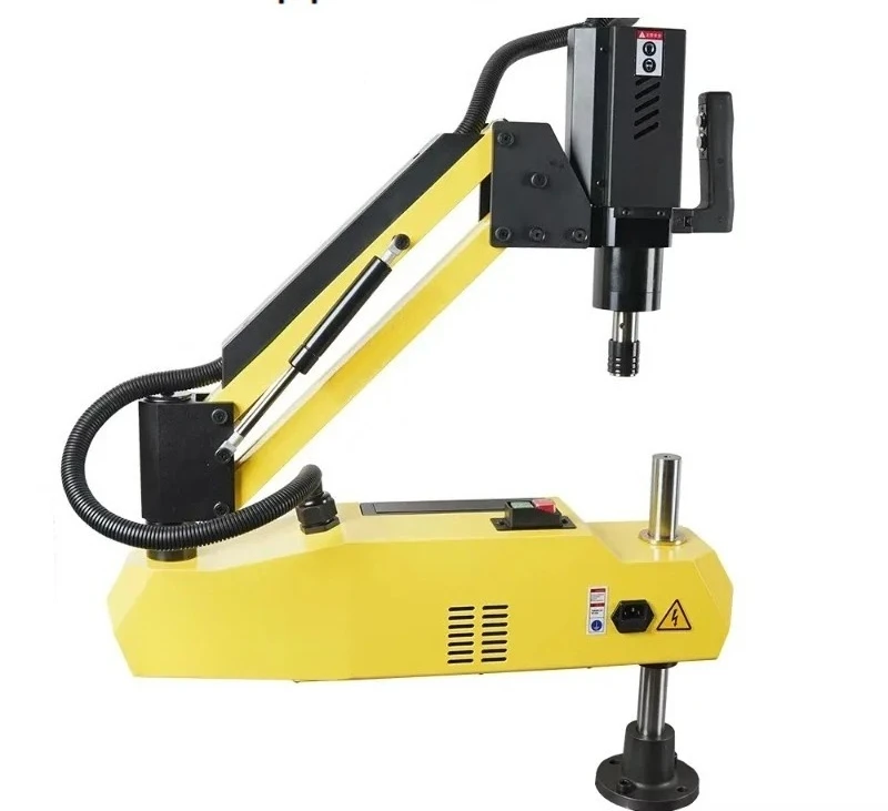 Flexible Arm Tap-pi-ng Machine M3-M16, Electric CNC Threading Machine with ISO Collet