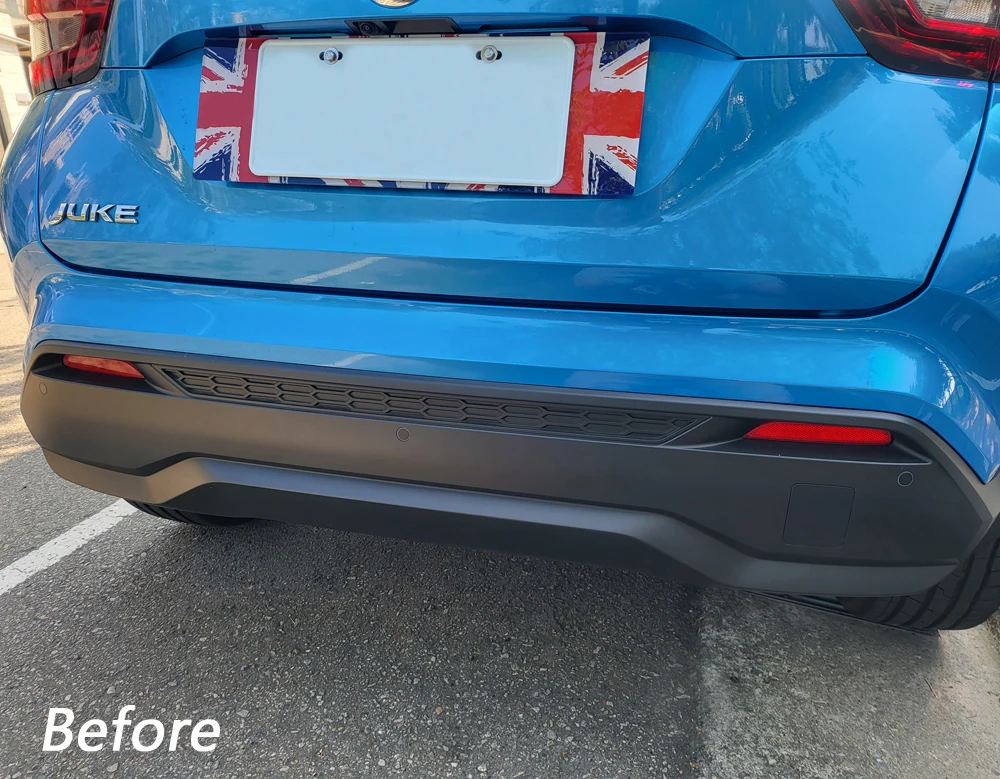 Car Accessories Rear Bumper Chrome Trim Molding For Nissan JUKE F16 2019-2025 Silver