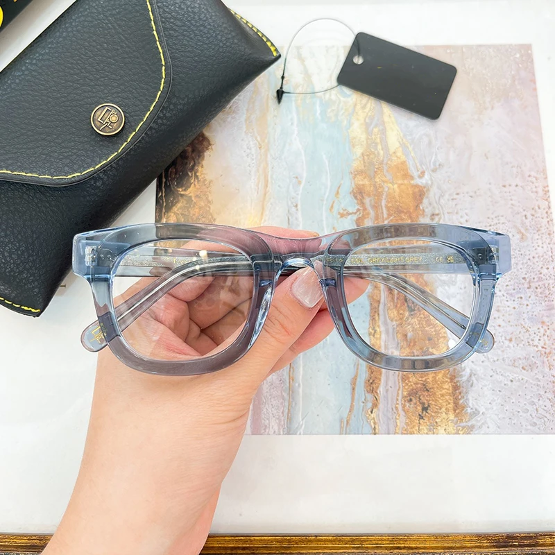

Johnny Depp Lemtosh Glasses Frame Fritz Acetate Vintage Eyeglasses for Men and Women Customizable Lenses Retro Glasses Men