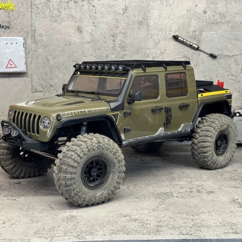 Simulation Aluminum Door Sill Guard Armor for Axial SCX10 III Jeep Gladiator 1/10 RC Crawler Body Shell Protective Parts