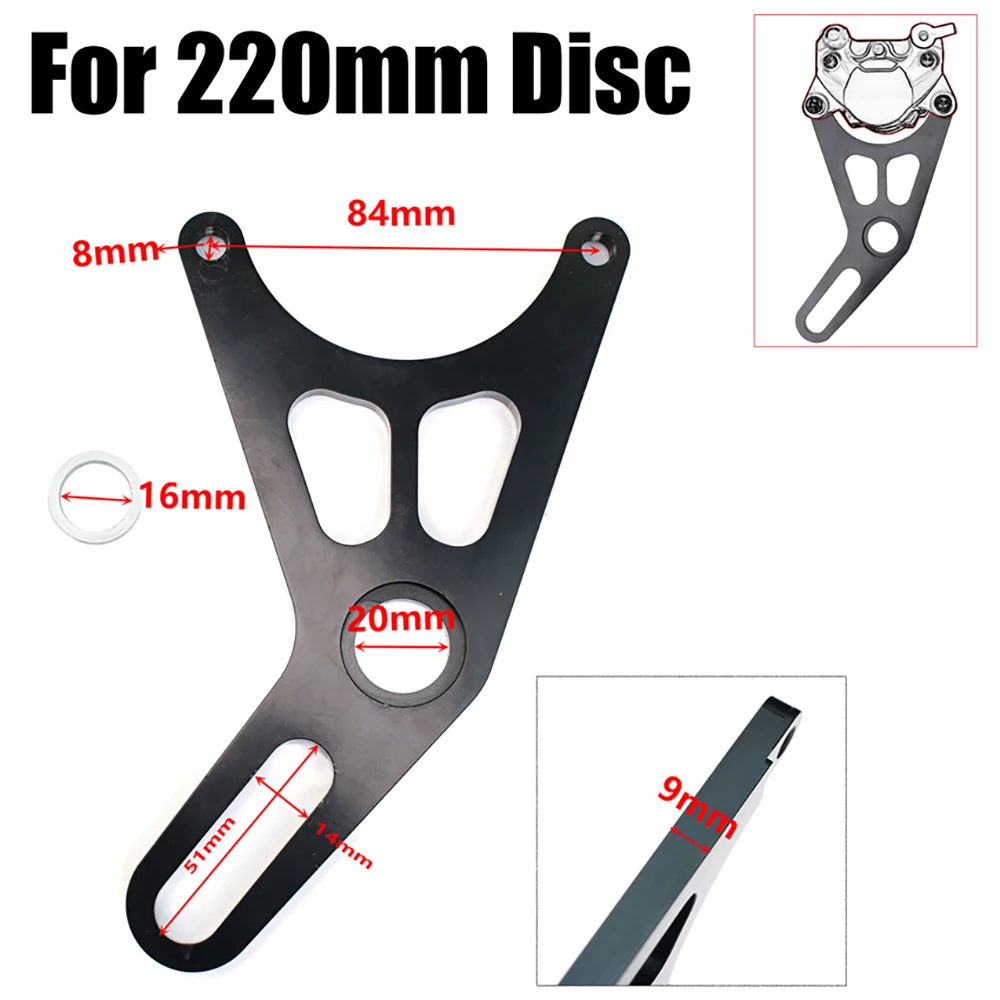 RPM 84mm Motorcycle Rear Brake Caliper 220mm CNC Disc For Ducati