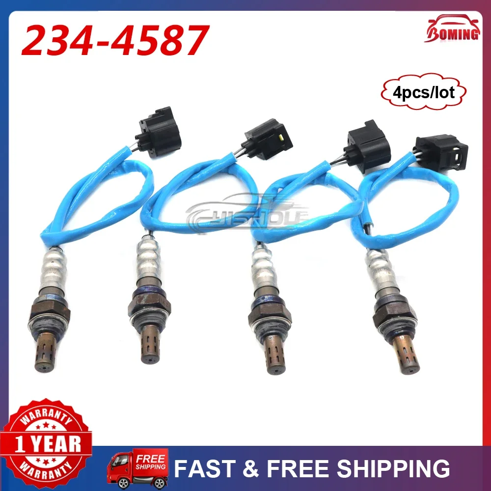 4PCS New Downstream Oxygen Sensor 234-4587 For Chrysler Dodge Jeep Dakota Wrangler Grand Compass Cherokee SG1849 56029049AA