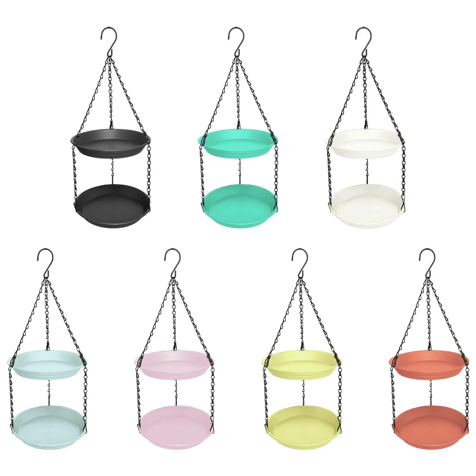 Bird Feeder for Outdoor Hanging Patio Garden Easy to Clean Outside Bird Lovers Easy to Refill Large Capacity Gifts Ornament