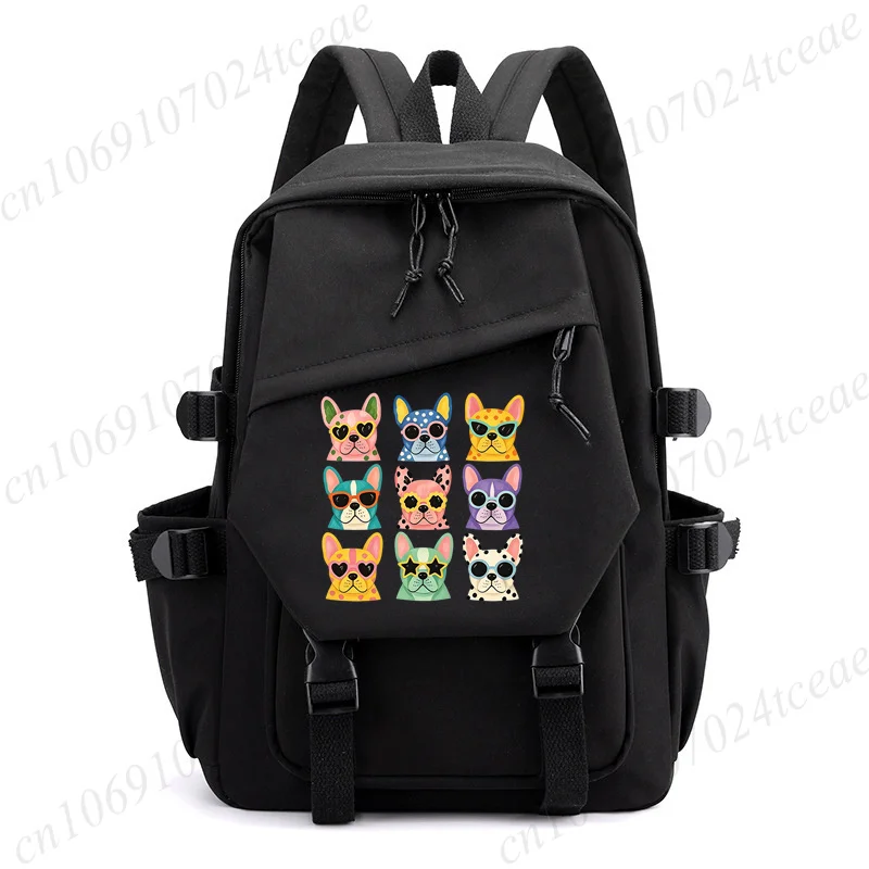 Cute Puppy Dog Printed Backpack for Teen Girls Schoolbag Casual Daypack Women Travel Bagpack Back To School Laptop Rucksack