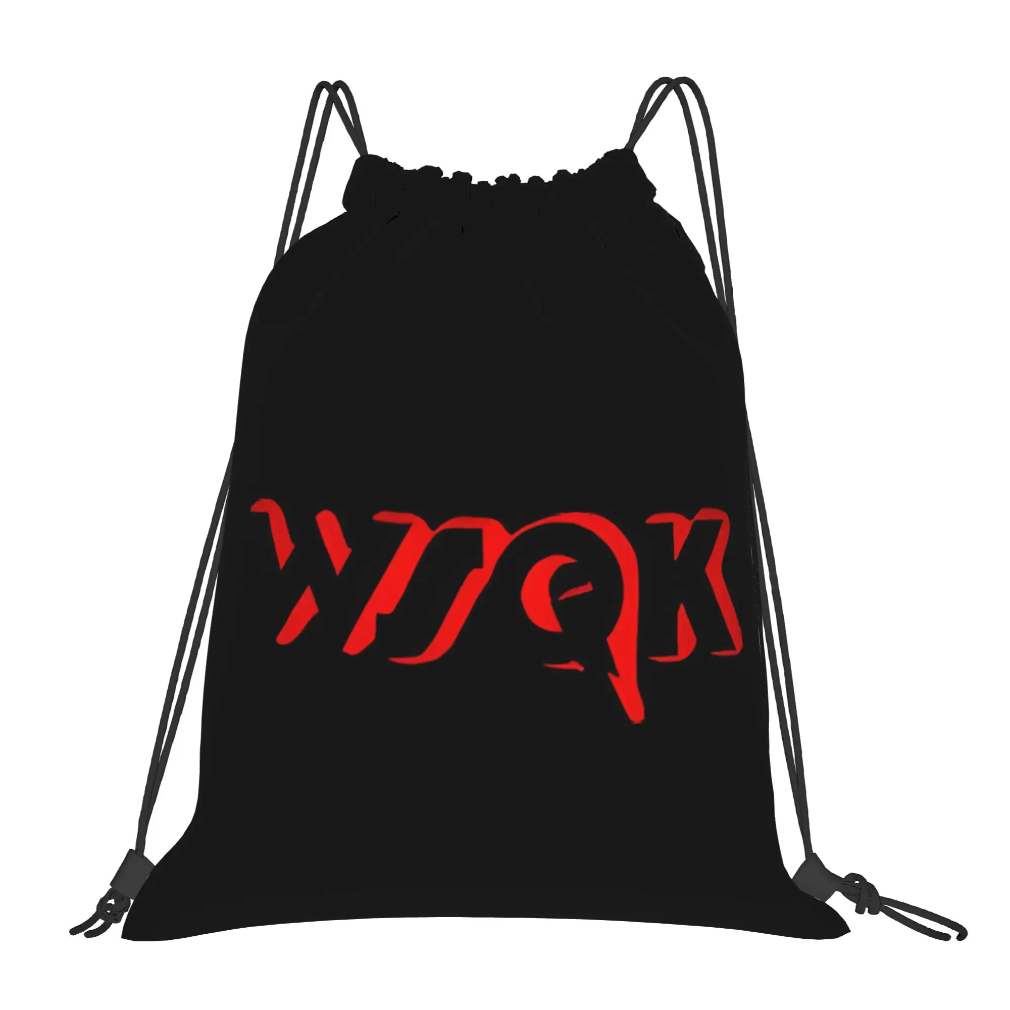 WSQK Radio Station 94 WSQK Portable Travel Drawstring Backpack Riding Backpack Gym Clothes Drawstring Bags