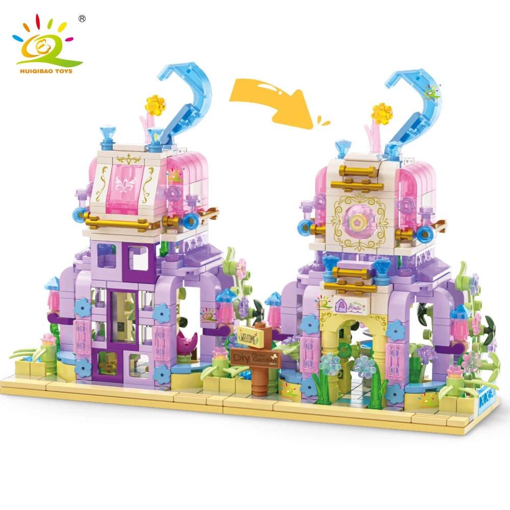 HUIQIBAO 675pcs Girl's Love Fl - đánh giá và giá Lego Set Technic
