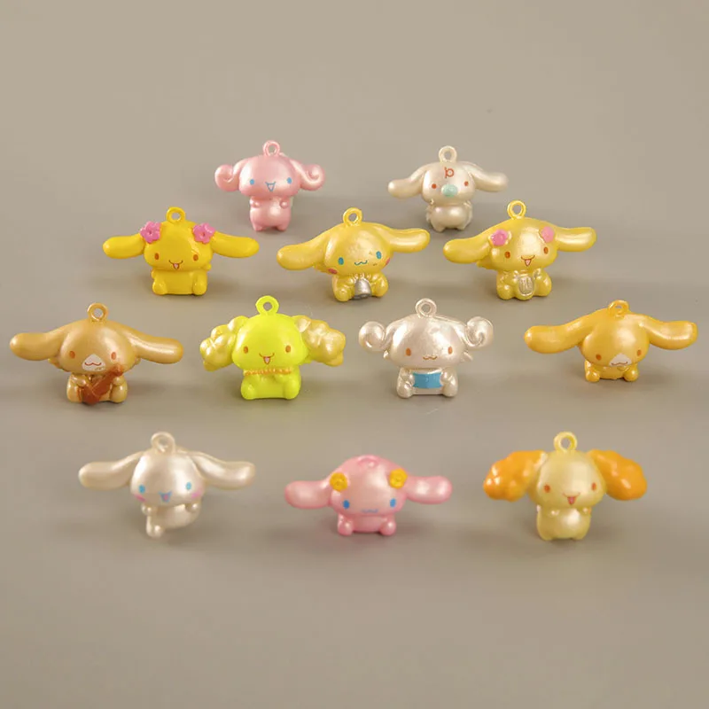 

6/12pcs Anime For Cinnamoroll Doll Creative DIY Resin Doll ornaments crafts high-end desk decorations Christmas Gifts