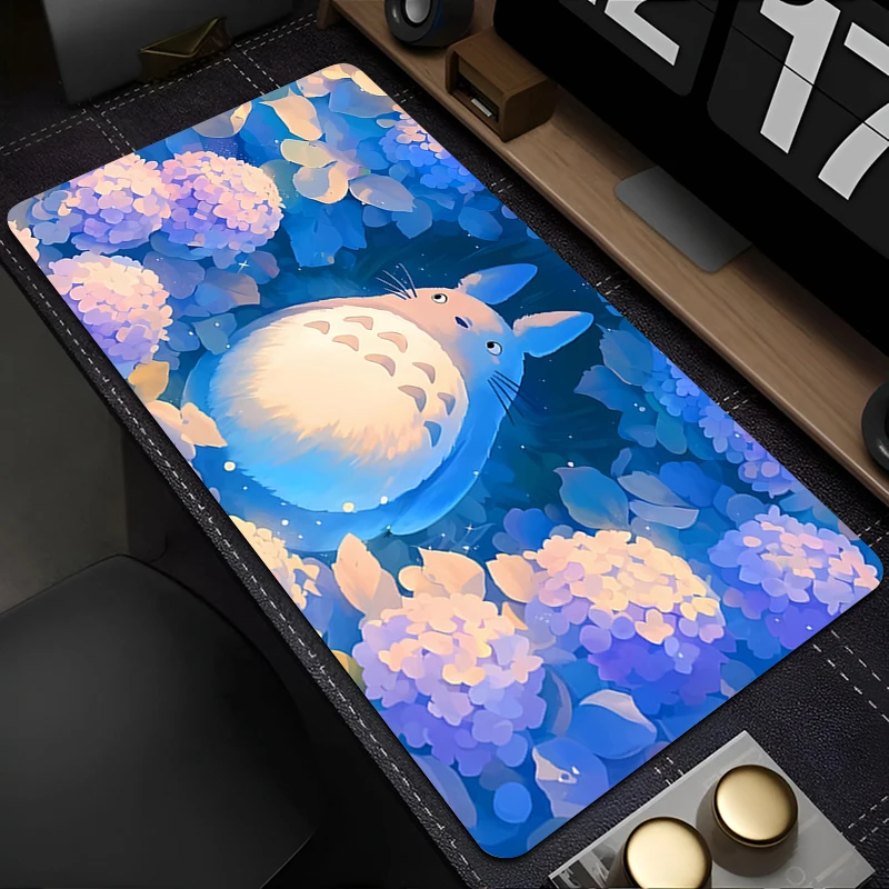 

Mouse Pad PC Accessories Keyboard Pad Office Desk Mat Anti Slip Cartoon Mousepad Rubber Tablet Pad Gaming T-totoro Extended Pad