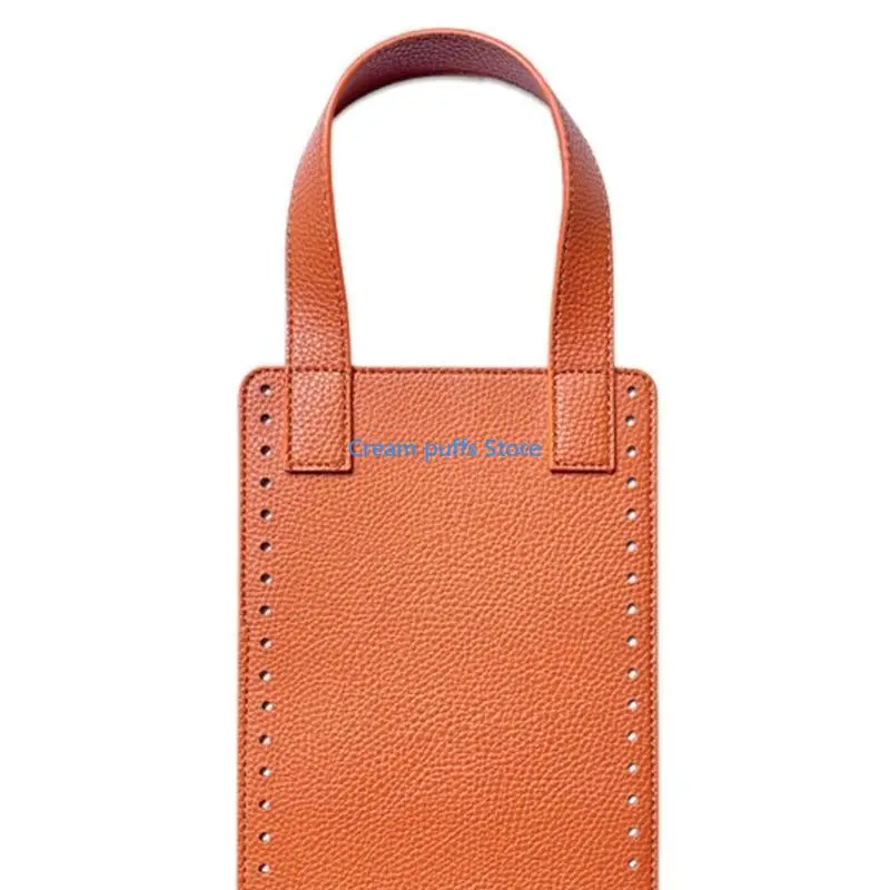 50LE DIY Knitting Crochet Handbag Sewing Accessories PU Bottoms Handles for Making Bag Crochet Bag Parts Handicraft Gift