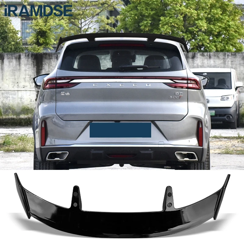 Carbon Paint Spoiler for EXEED TXL Tail Fin 2019-2024 Black Car Roof Wing Type TE Accessories