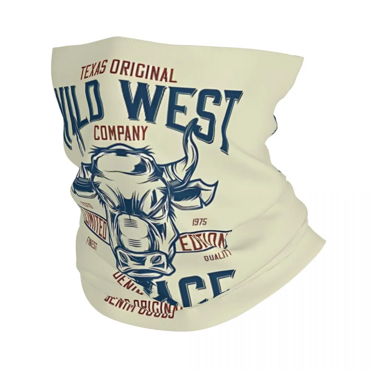 Wild West Cowboy Scarf Neckerchief Neck Face Mask Polyester