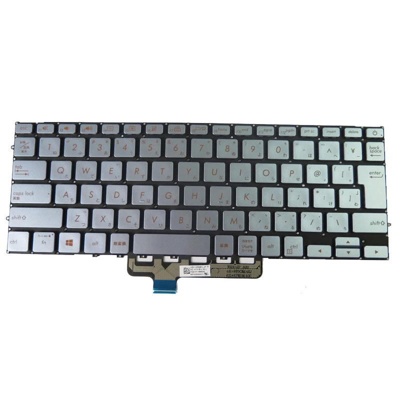 Blue Backlit JP/SP/NE/TI Keyboard For ASUS ZenBook 14 UX431 UX431FL UX431FLC UX431FA UX431FAC UX431FN UX431DA UM431 UM431DA