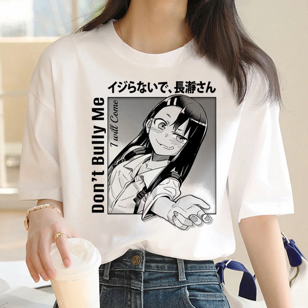 nagatoro t shirt women summer t-shirts female manga funny graphic clothing