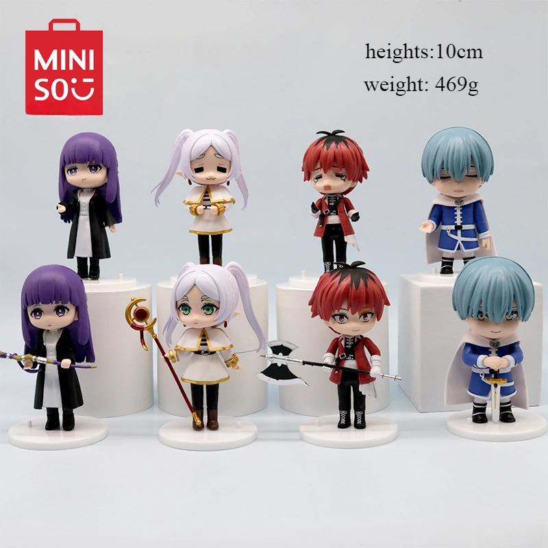 

8pcs/set Cute Frieren Beyond Journey's End figure Frieren Simmel Hugh Tarrke Frielian secondary anime figures ornaments