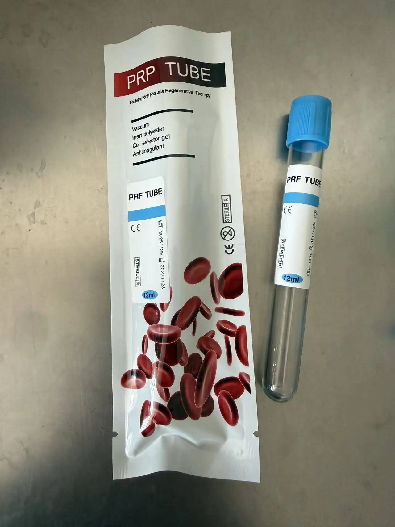 

100pcs Disposable Vacuum Blood 3ml 5ml 10ml Collection Plain Tube Without Additive Red Tube Laboratory Consumables PRF Tubes