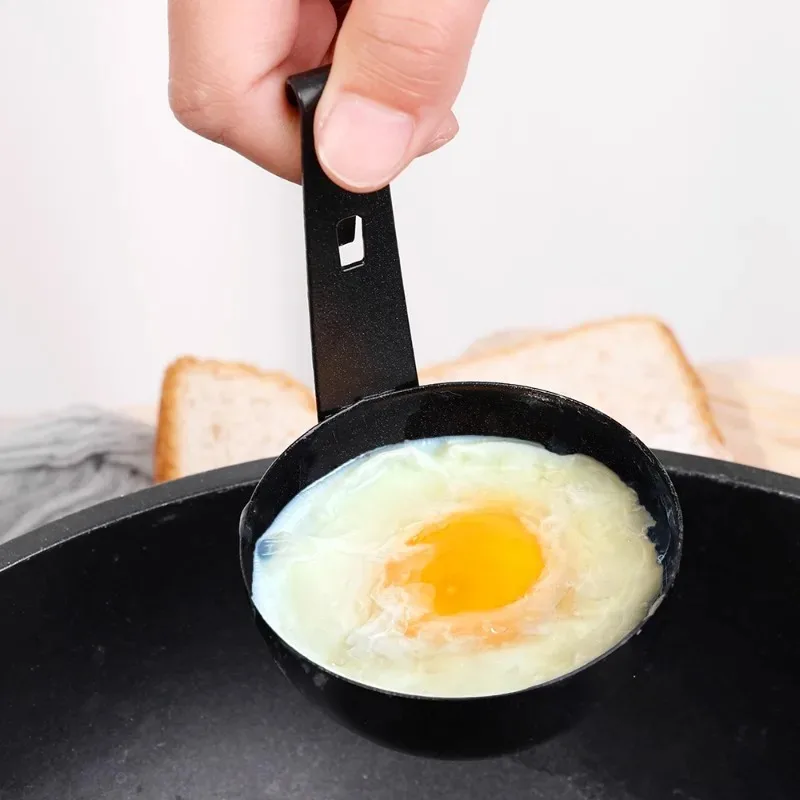 Stainless Steel Egg Poacher Nonstick Egg Boiling Heating Mold with Hanger Hook Kitchen Cooking Steaming Gadgets Tools Cookware