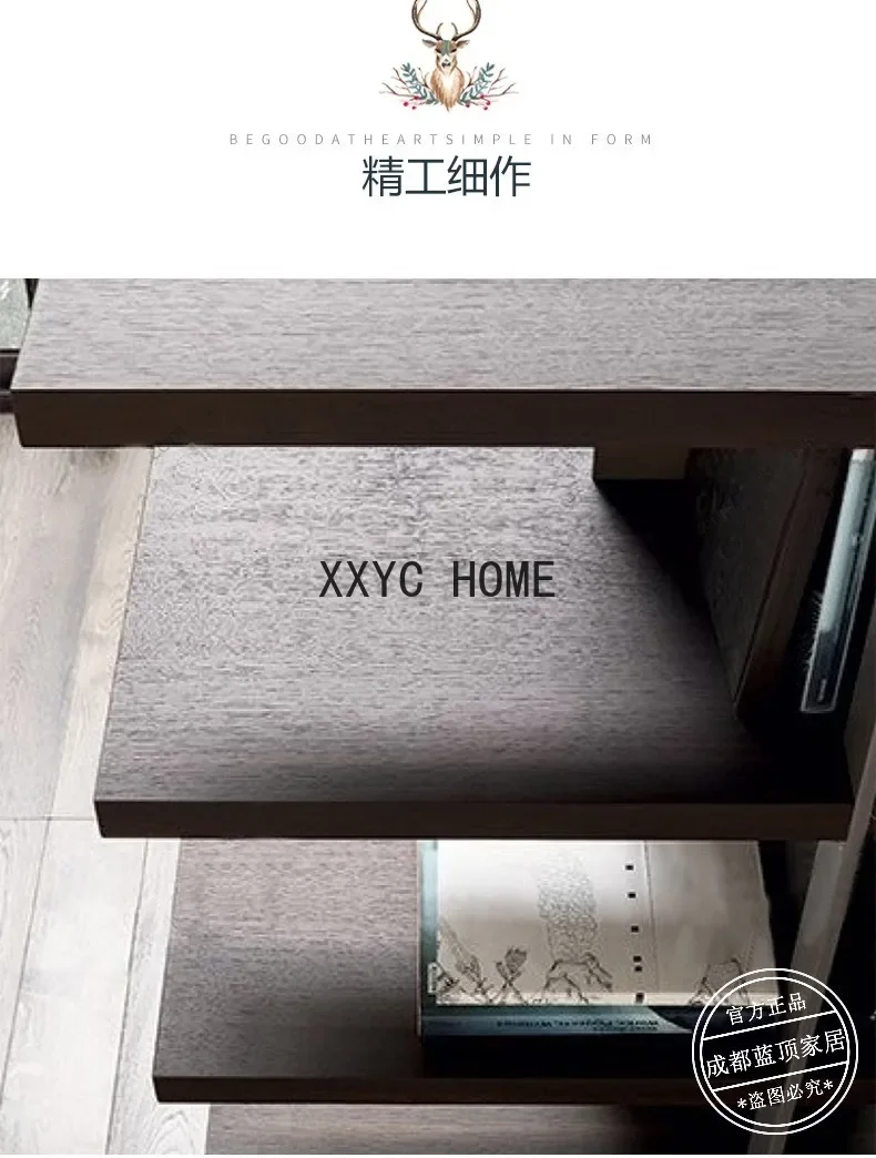 الشمال خشب متين رف الكتب خزانة الكتب الأمريكية لوفت النمط الصناعي الرجعية الحديد الفن تخزين الرف الطابق تخزين الرف عرض موقف