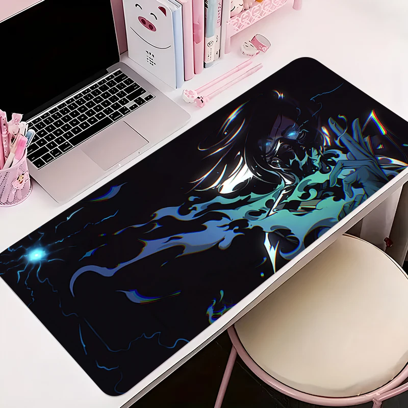 

Mousepad PC Gaming Accessories Computer Cabinet Extended Mat Non-Slip HD Mouse Pad Anime V-valorant Keyboard Pad Office Desk Mat