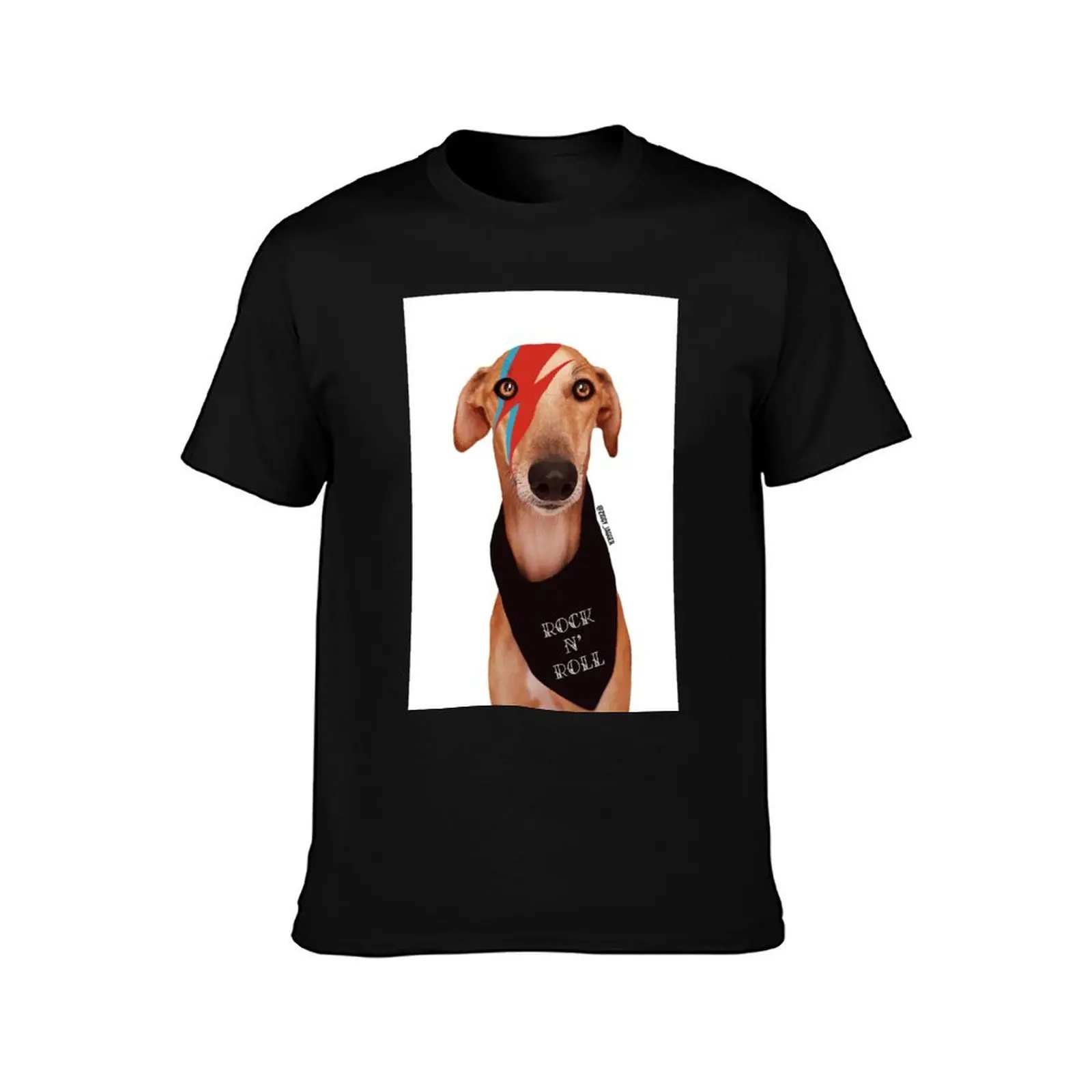 Ziggy Jagger The Rockstar Rescue Dog T-Shirt Summer Casual Cotton Tee Oversized Streetwear Tops Vintage Graphic Print