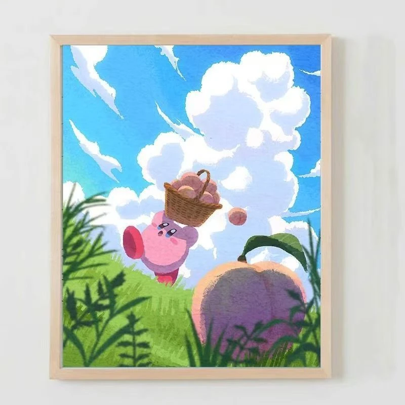 Oil Painting Cartoon Kawai Characters By Numbers Home Decor Modern Wall Decor for Living Room Bedroom Perfect Gift No Frame