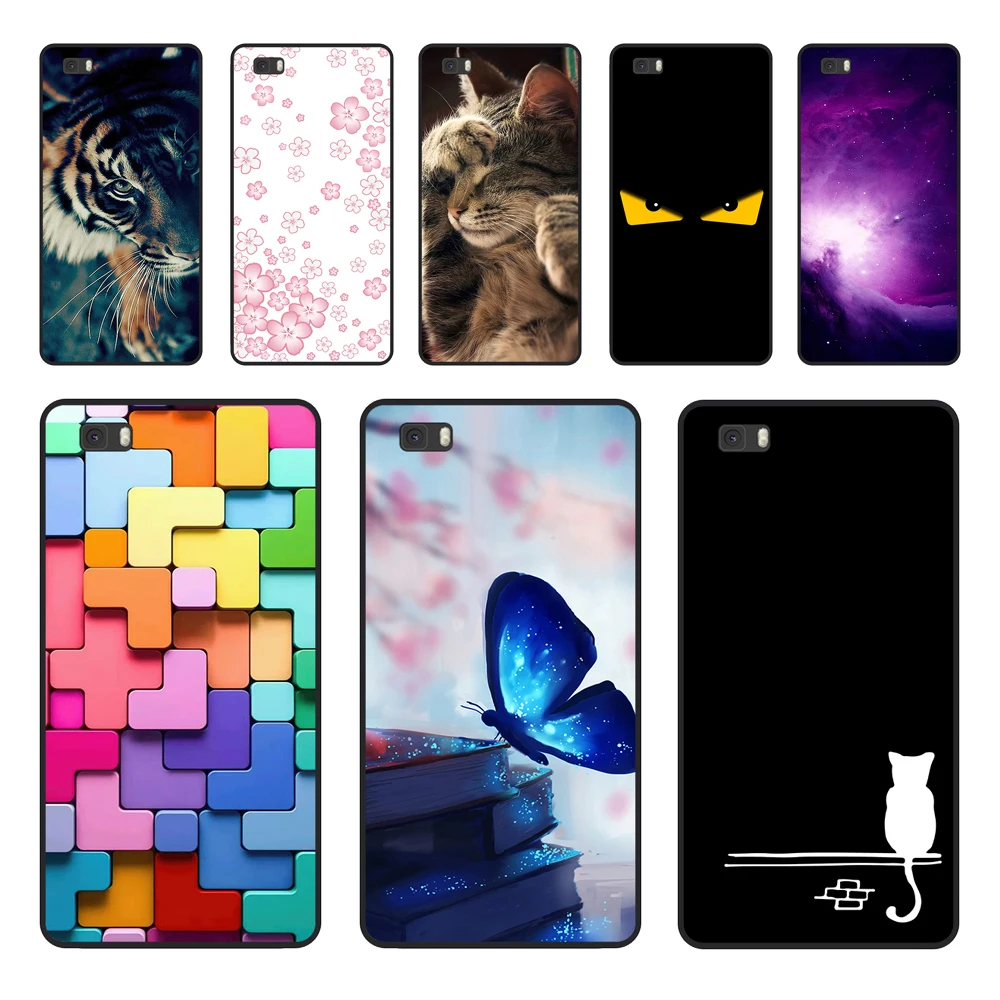 Para huawei p8 lite caso tpu huawei p8 lite p8lite 2015 2016 capa macia silicone para huawei p8 lite ALE-L21 2016 coque funda