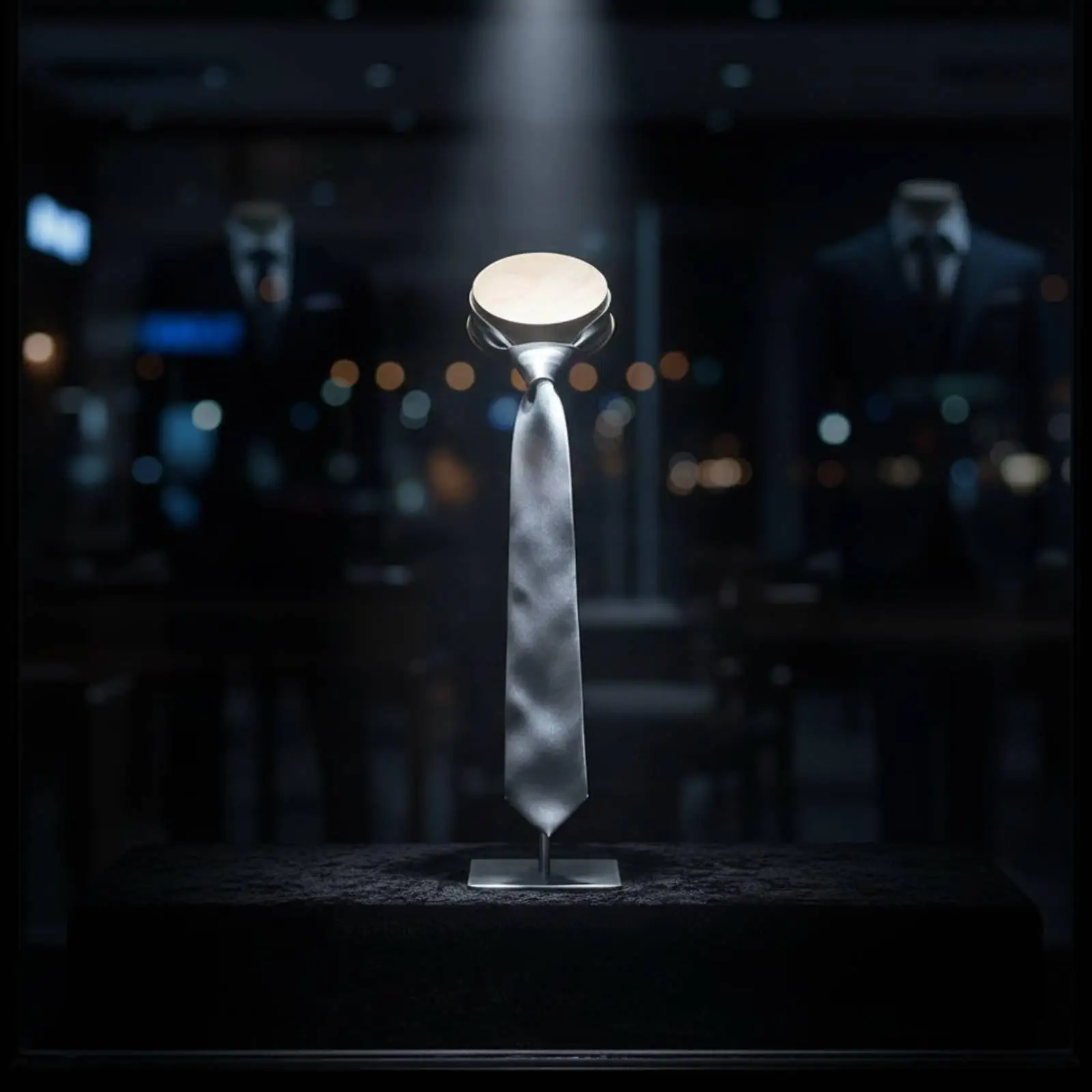 Tie Display Stand Anti-Slip Base Freestanding Accessory Display for Retailers
