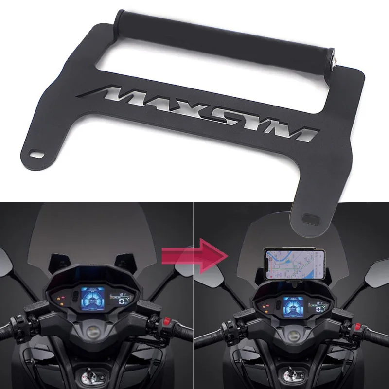 For SYM MAXSYM TL 500 508 TL500 TL508 2019 - 2022 2023 2024 Motorcycle Mobile Phone Holder Stand Support GPS Navigation Bracket