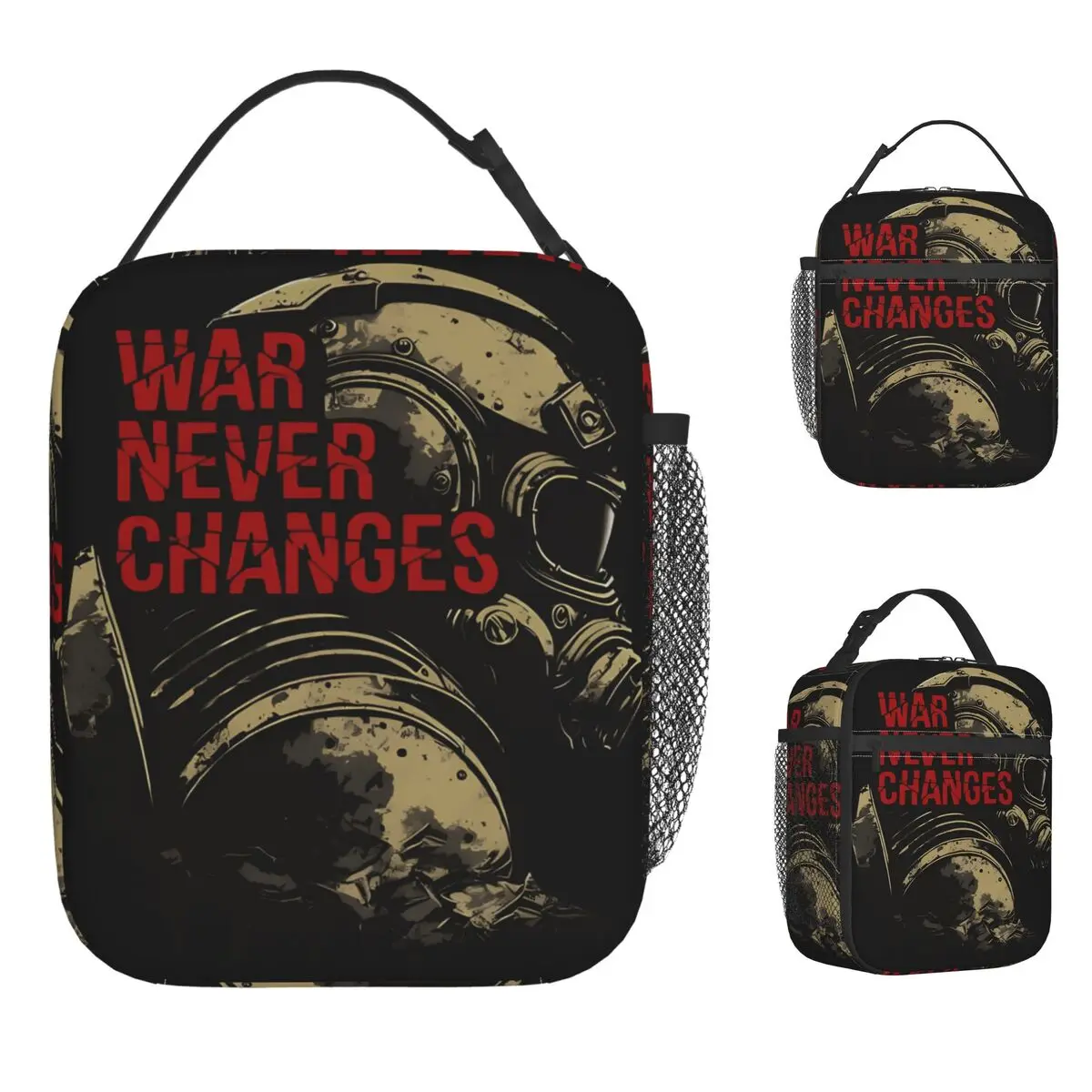 

Война никогда не меняет сумку для обеда, ланч-бокс для пикника на открытом воздухе, милый графический дизайн, термосумка-тоут, Оксфорд, удобная сумка-холодильник