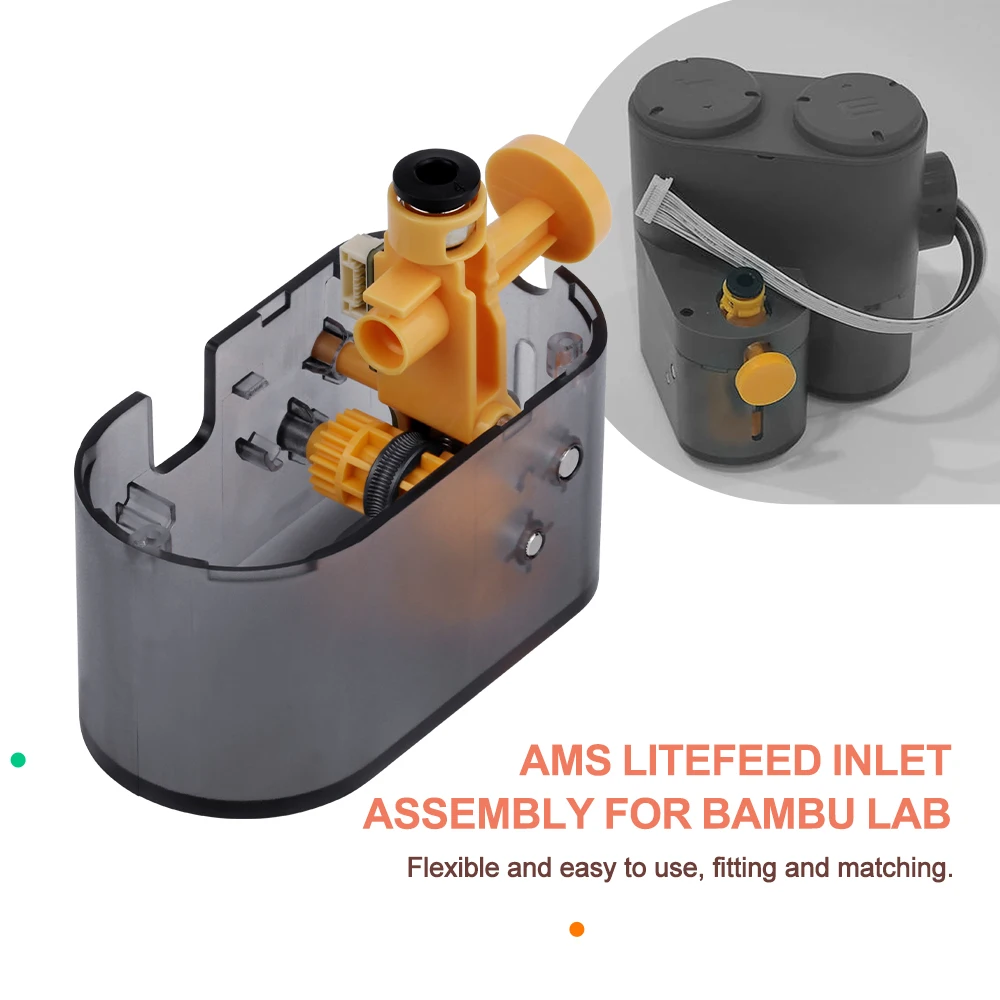 Für Bambu Lab A1 A1 Mini AMS Lite Einzugsanordnung Links & Rechts Filament-Trichter-Einheit Schlitz 1-4 Für Bambulab 3D-Drucker – Detail 2