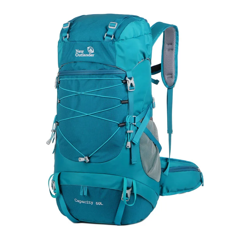 

New backpack outdoor hiking bag 50L large capacity nylon travel camping hiking backpack