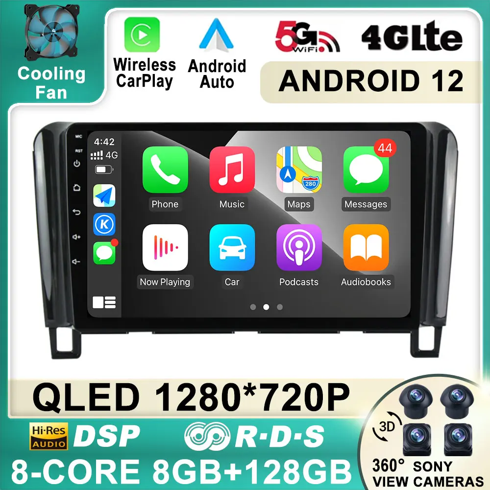 

4G LTE IPS Android 12 For Nissan Serena 4 C26 2010 - 2016 Car Radio Multimedia Video Player Navigation GPS No 2Din 2 Din DVD