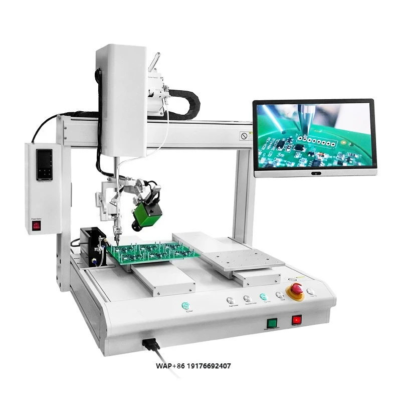 Machine Quick 5 Axis Dip Desktop Welding Robot With 1 Station Direct Sales Automatic Soldering