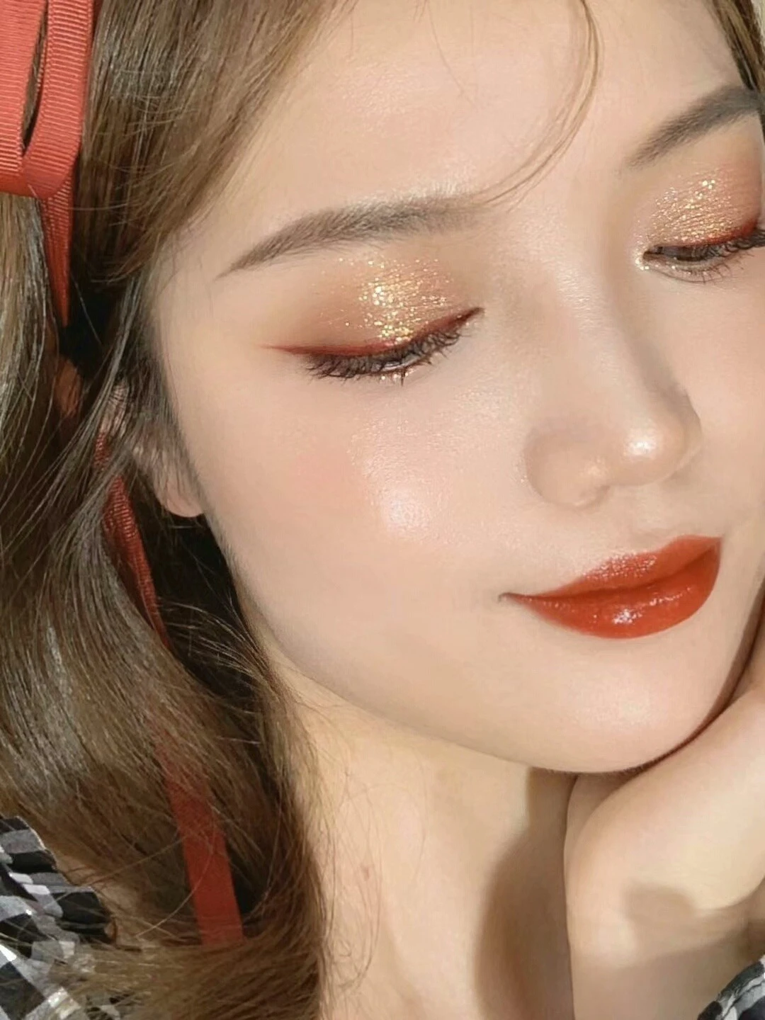 Flower Knows Unicorn Paleta de sombras de cinco cores com brilho fosco e cores terrosas