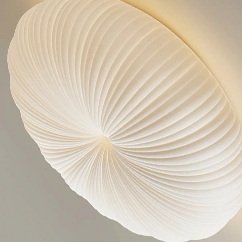 Minimalist Fabric Led Pendant Ceiling Lamp Living Room Bedroom Remote Control Light Creative Pumpkin Indoor Lamps 50CM/ 60CM
