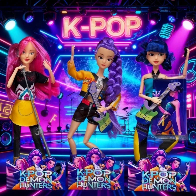 Ensemble complet de nouvelles poupées de chasse aux sorcières K-POP, Lumi È Re Mira Zoe, Figurines en vinyle, cadeaux de noël pour enfants, 2025