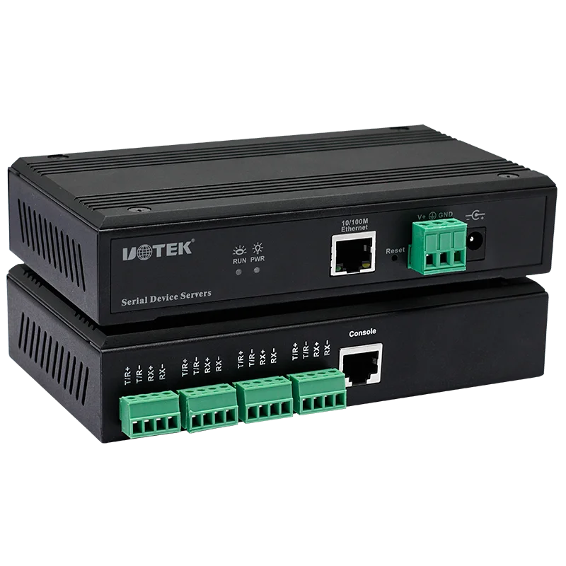 UOTEK UT-6804MT 10/100M - 4포트 RS-485/422 직렬 장치 서버