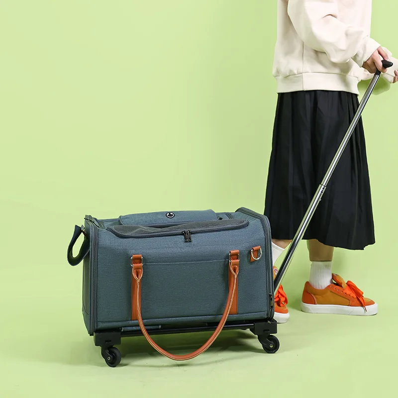 Carrito para gatos expandible grande con ruedas universales exteriores - imagen 5