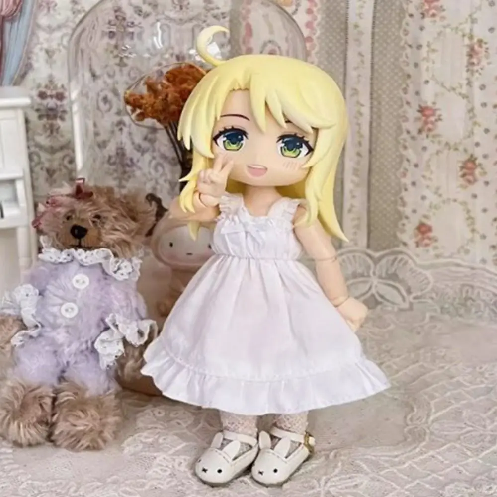 Handmade Double-layer Skirt Clothes Fashion Solid Color Dolls Nightgown Dress DIY Accessories Clothes Dresses