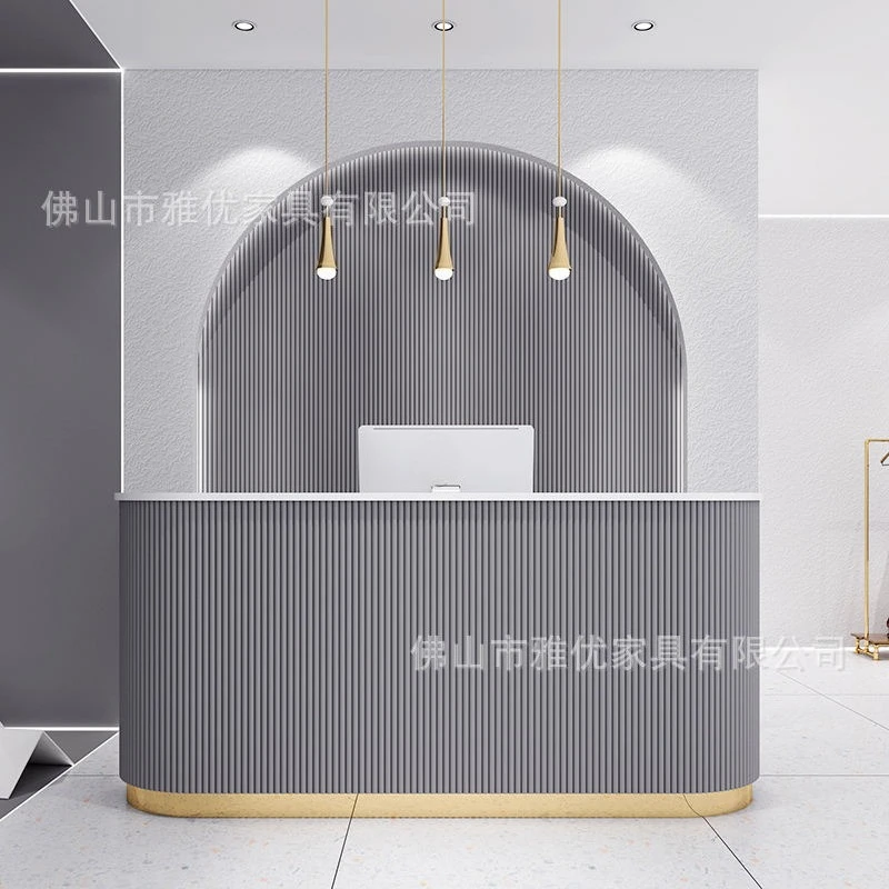 LMM beauty salon front desk simple modern clothing store wedding checkout page